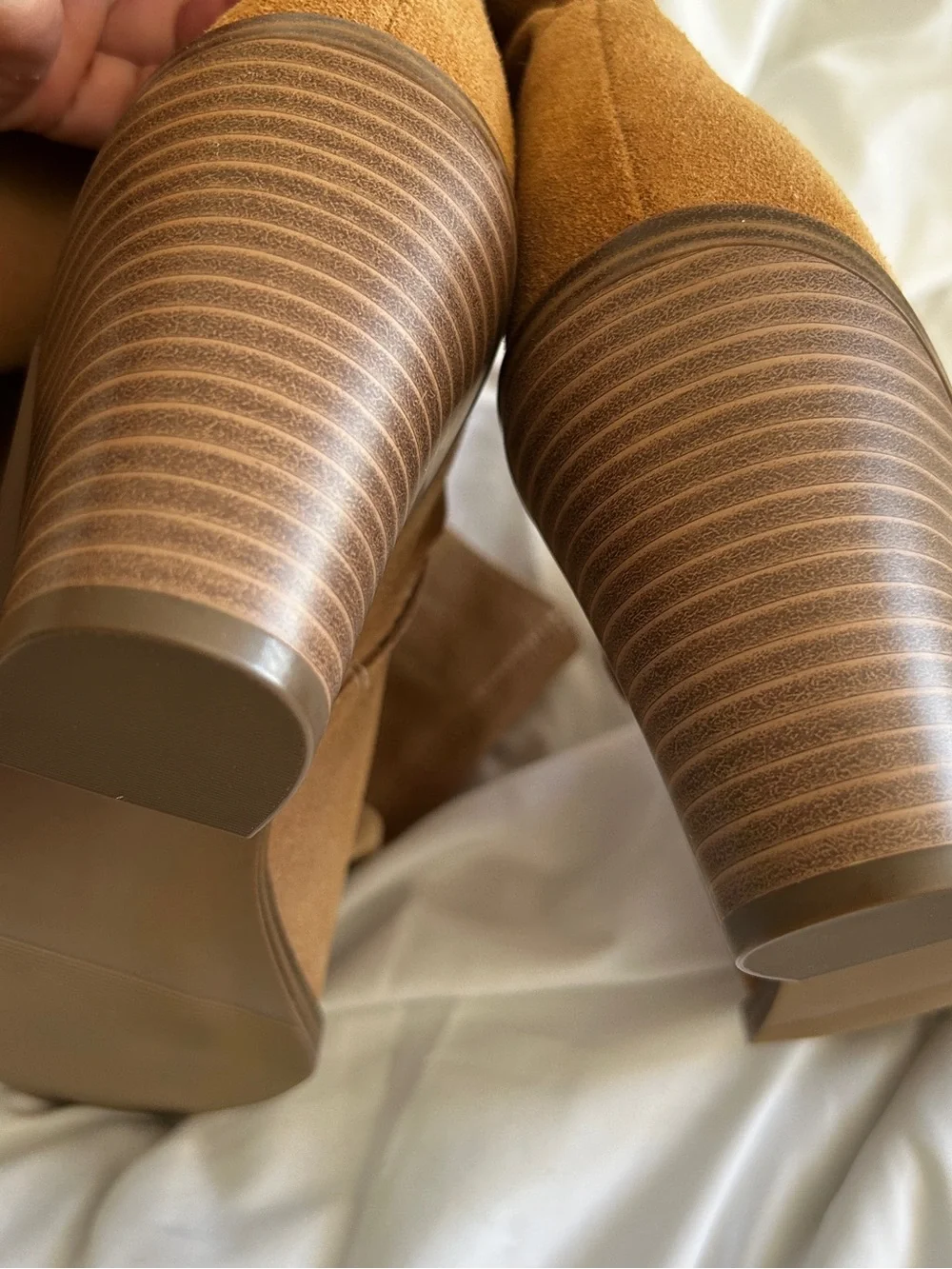 bp. Women's Over-the-Knee Suede Boots in Tan women’s 8